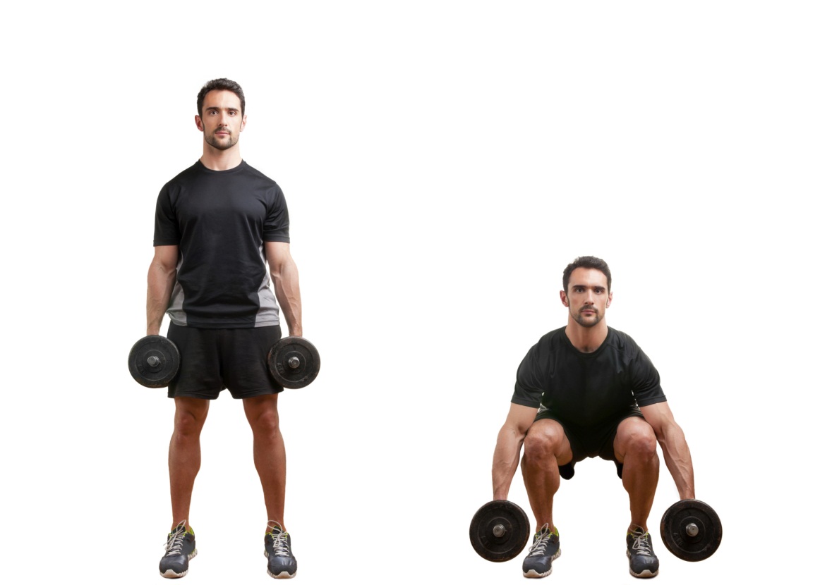 dumbbell-squat