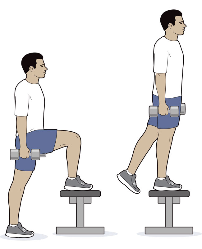 dumbbell-step-up