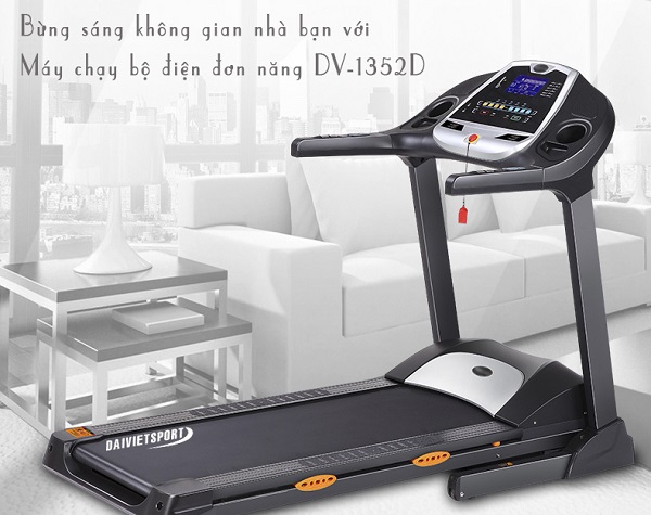 Máy chạy bộ điện đơn năng Đại Việt DV-1352D Máy chạy bộ điện đơn năng Đại Việt DV-1352D