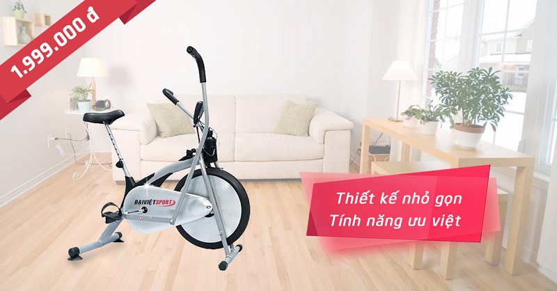 Tập thể dục bằng xe đạp giúp giảm cân hiệu quả