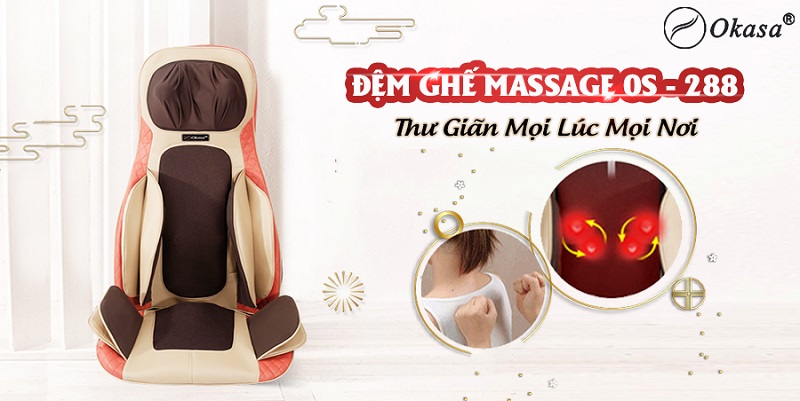 Đánh giá đệm ghế massage Okasa OS-288