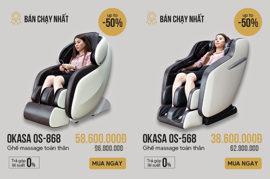 Những mẫu ghế massage dưới 50 triệu