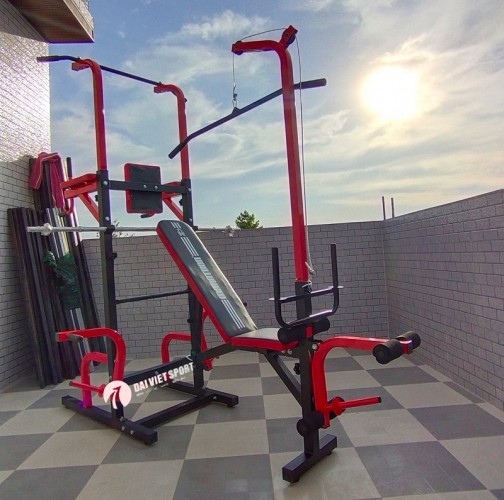 Khung Giàn Tạ Kết Hợp Xà Đơn Xà Kép Marathon