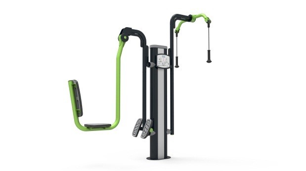 Cụm tập chân và kéo tay không có mái che