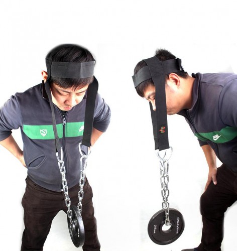 Đai đeo đầu nâng tạ tập cơ cổ Valeo