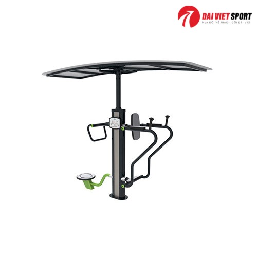 Cụm xoay eo và xà kép ke bụng có mái che