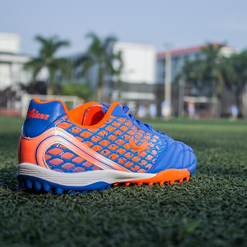 GIÀY BÓNG ĐÁ ZOCKER ( cam xanh)