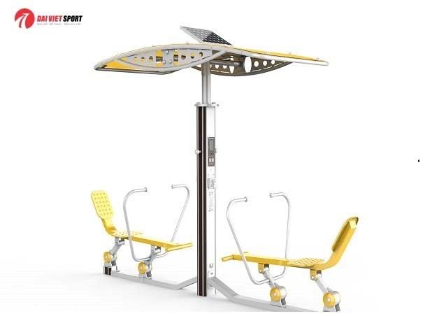 Máy tập chèo thuyền đôi có mái che DV-4008