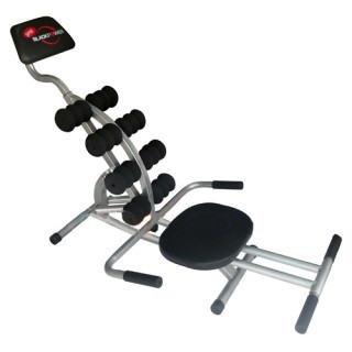 Máy tập giảm mỡ bụng New Black ppower(lò xo bằng thép)